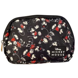 NWT Bioworld Disney Black Fanny Pack Belt Bag Mickey & Minnie Mouse